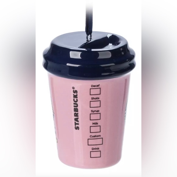 Minnie Mouse Starbucks Cup Ornament – EPCOT - Picture 3 of 5